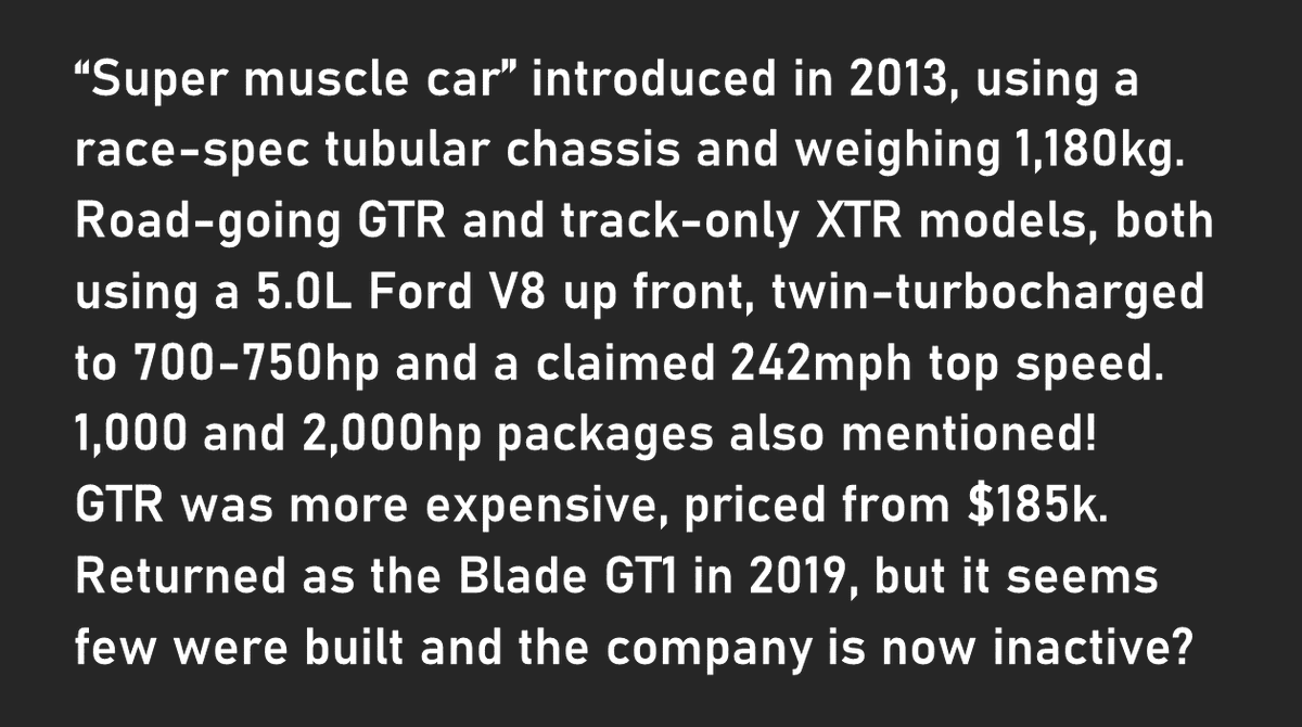 Obscure Supercars tweet media