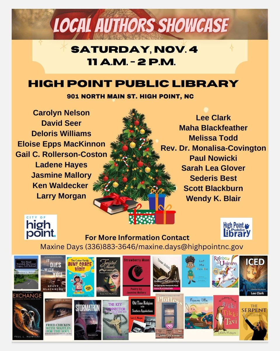 melissamtodd's tweet photo. Great books are at a library near you. Stop by and say Hi if you're available. Check out the library, maybe meet local authors, get a signed book, or grab one as a Holiday gift. Thanks for your support &amp; prayers on my new book #Stormathon. #readingcommunity #library #AuthorLife https://t.co/3sIsKsoxQy
