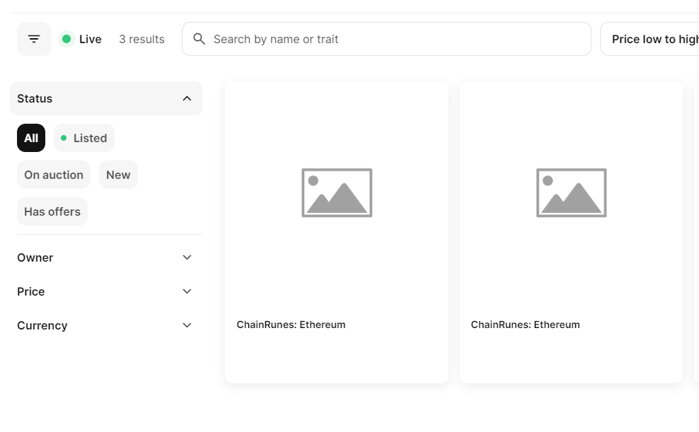 getjoystudio's tweet photo. Let’s take a look at the compatibility of tokenURI=OnChain(base64) across #NFT #markets:
1. OpenSea ❌
2. tofuNFT ✅
3. Element ✅
4. x2y2 ✅ https://t.co/YhQPE7A1Vk