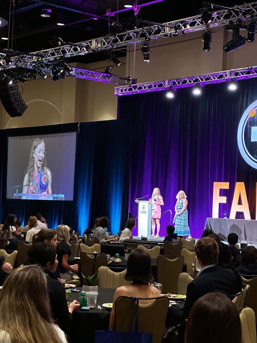 At the <a href="/FoodAllergy/">FARE | Food Allergy Research & Education</a> Summit last weekend, I received the 2023 Denise Bunning Community Leadership Award. Receiving this award in front of so many of the youth + families who attend my monthly peer support programs, along w/ professional colleagues, could not be more special 🩵