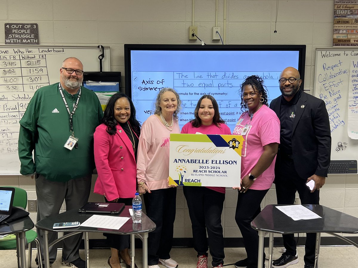 BibbSchools's tweet photo. Congratulations to Annabelle Ellison, our 2023-2024 @REACHGA scholar for @RMSCanes! #Built4Bibb https://t.co/9OqRpZYolx