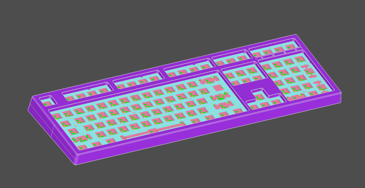Le Blademaster, prévu pour ceux qui ont un budget de 89€ ~~ C'est un modèle avec un assemblage simplifié, destiné à être produit à des dizaines de milliers d'exemplaires.
J'ai décidé de ne pas participer à la course aux claviers à 300€.