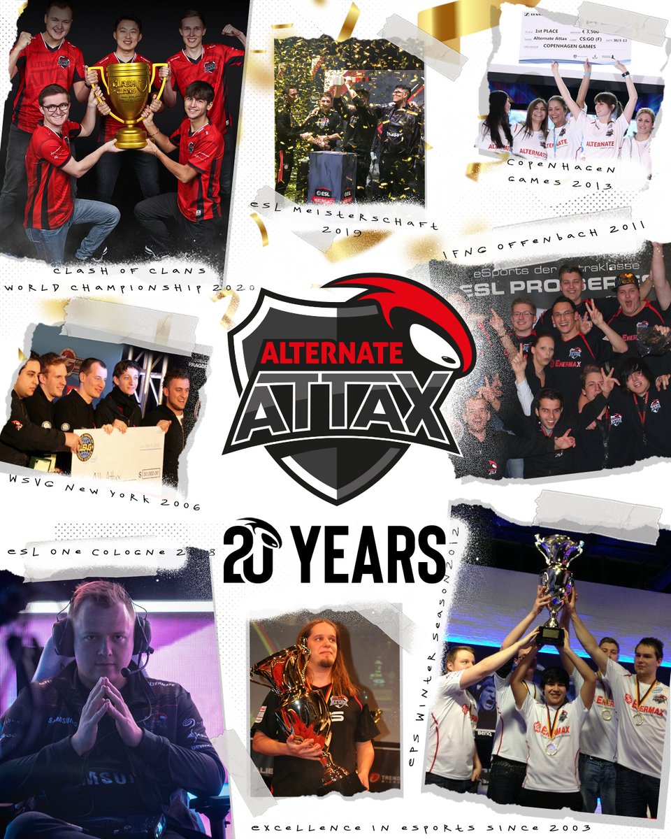 2⃣0⃣ years of ALTERNATE aTTaX

365 days of gaming - for over two decades now. ⌛️ For our 20th anniversary, let's take a look back at our accomplishments &amp; celebrate them together. 🎉

🇩🇪 alternate.de/20-jahre-attax
🇬🇧 alternate-attax.de/history

#aufgehtsattax