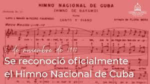 Cuenta la tradición que Perucho Figueredo deteniendo a su cabalgadura, cruzó una pierna sobre la montura y escribió la letra que se reprodujo vertiginosamente entre la masa de pueblo; esa mañana del 20 de Octubre de 1868.
#EducaciónArtemisa, #BMEBahíaHonda.