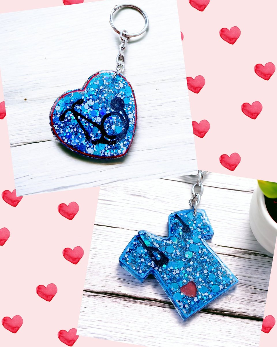 How sparkly are these keyrings! Perfect for the medical professional in your life or a cute gift for a graduate 🎓. 

Newly added to @britishcrafthouse 

#scrubskeychain #resinkeychain #nursekeychain #resinkeyring #nursegift #doctorgift #graduationgift #mhhsbd #britcraft