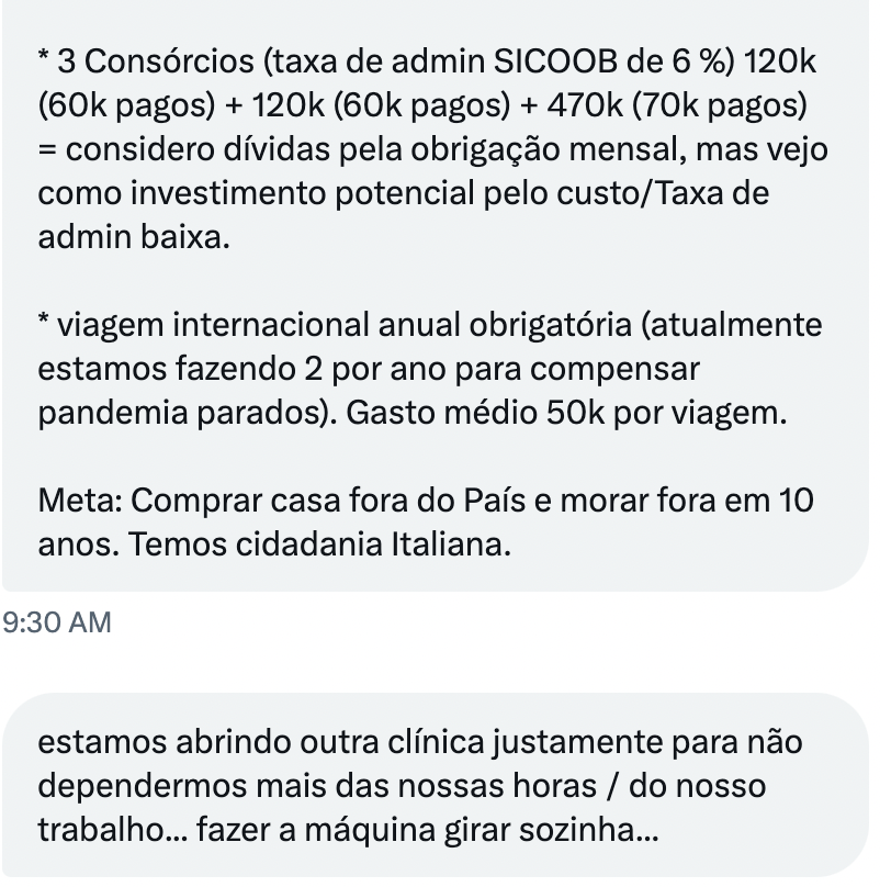 Rafael Zattar on X: Casal com renda mensal de 80 mil reais no #Zflix. 💰  Ele: Médico: 40k. 👨‍⚕️ 40k. Ela: Dentista: 40k. 👩‍⚕️ 40k. AP: 600k 🏠💰 2  viagens por ano (