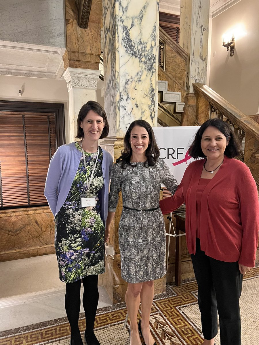 RoisinMConnolly's tweet photo. Thanks @BCRFcure for a wonderful Scientific Conference in NY 🇺🇸 Energizing to meet so many amazing researchers and catch up with colleagues and friends. @VeredStearns @RoussosTorres @awolff and many more. Onwards to @myESMO now! https://t.co/q0P8e0qnjk