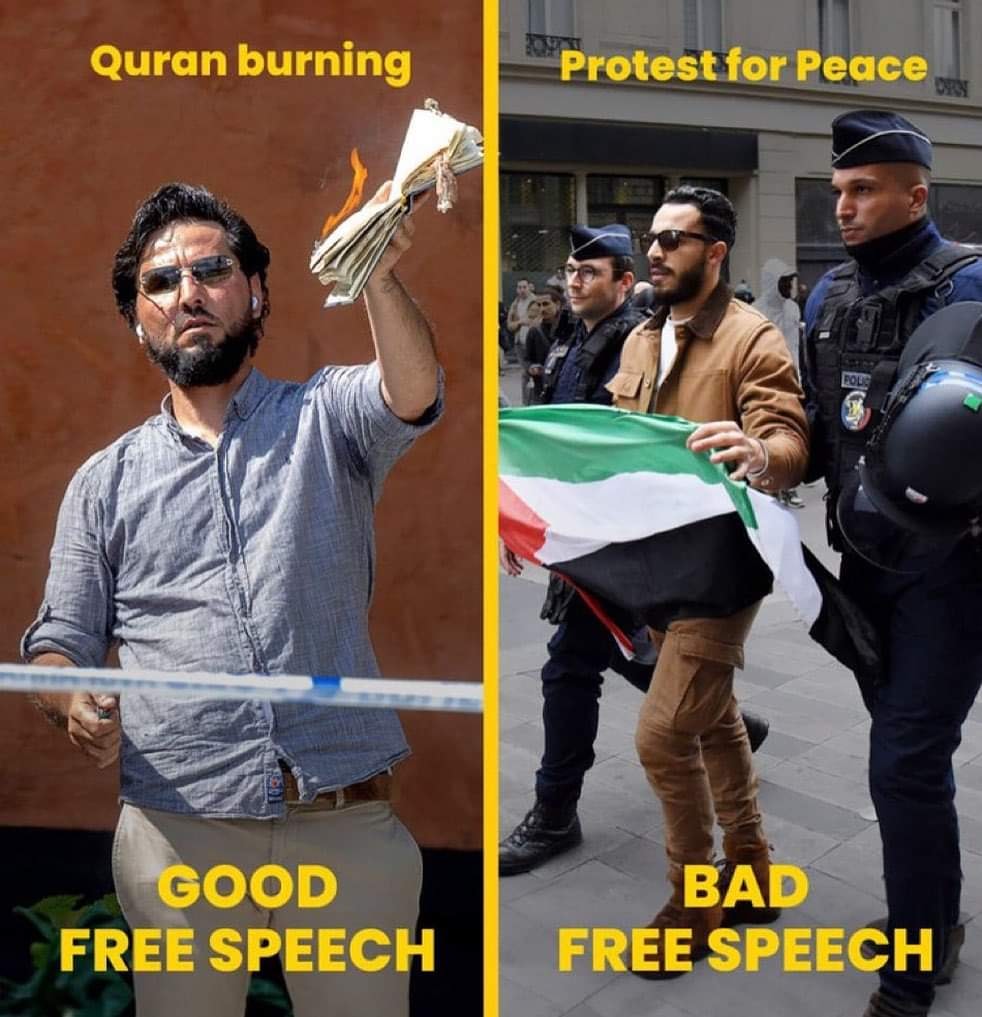 sidrahumayun's tweet photo. Self explanatory. 
#DoubleStandards 
#IsraelTerorrist https://t.co/ojlZXNlRyM