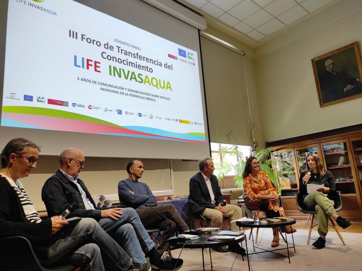 FishInvasionLab's tweet image. Today, I had a great day in Madrid for the final session of @LifeInvasaqua discussing the different ongoing projects #Megapredator #Lifepredator about #Silurusglanis invasion in Portugal thanks for the invite @fjOlivaPaterna
