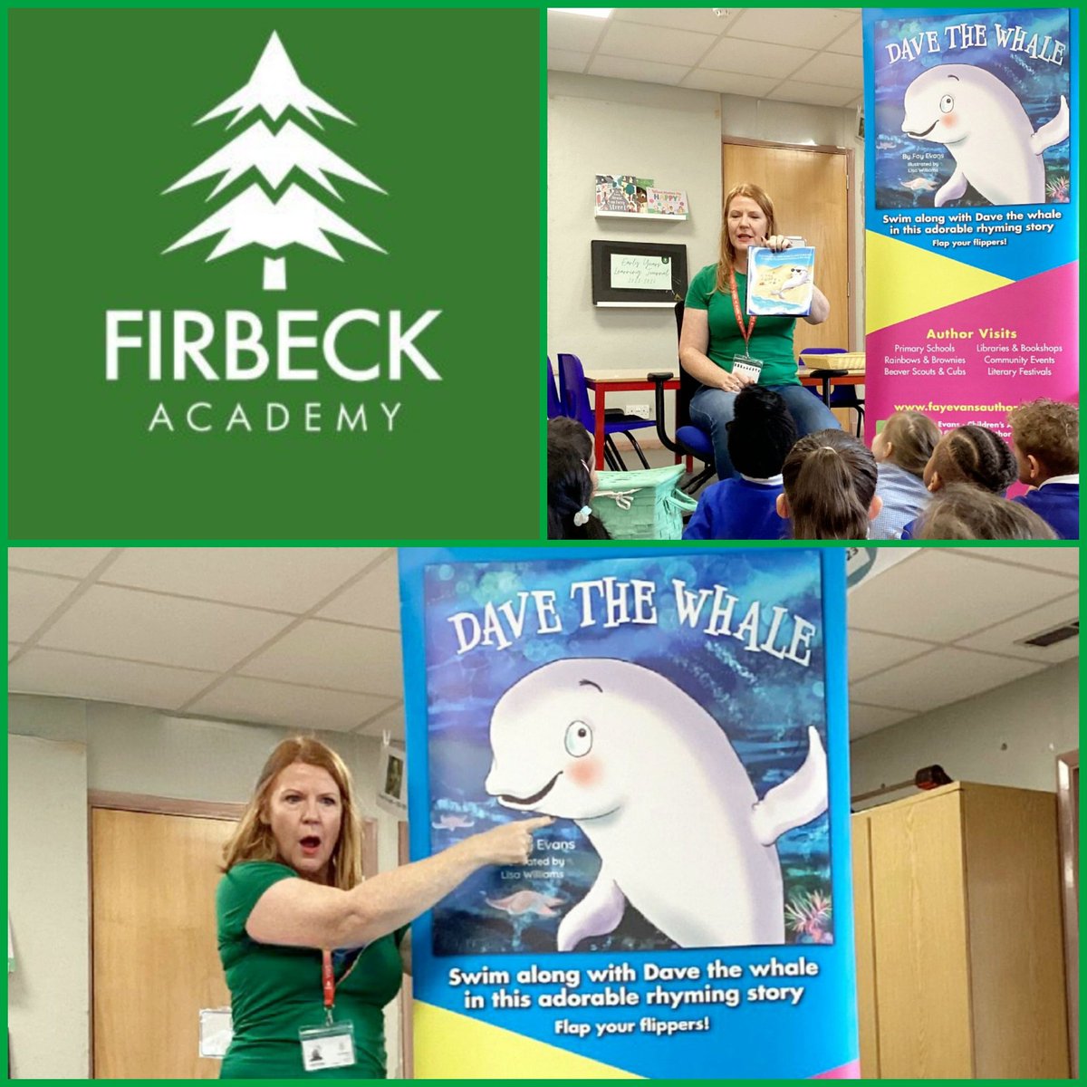 Flipper-flapping fun at @FirbeckPrimary this week. A whole school assembly, then interactive storytelling with Dave The Whale for @FirbeckEY and years 1 to 4, followed by a lively Author Q&A for Y5 & Y6. Fx #EYFS #author #primaryschool #keystage1 #Nottingham #teachertwitter #book