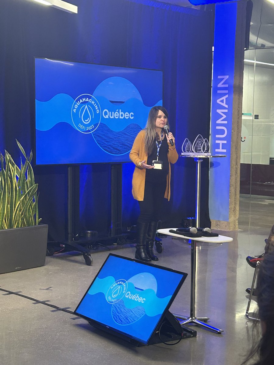 “Meilleur des chances aux participants du Défi, l’important, c'est l’expérience” Anne Carabin, Clean Nature #AquaHackingQC