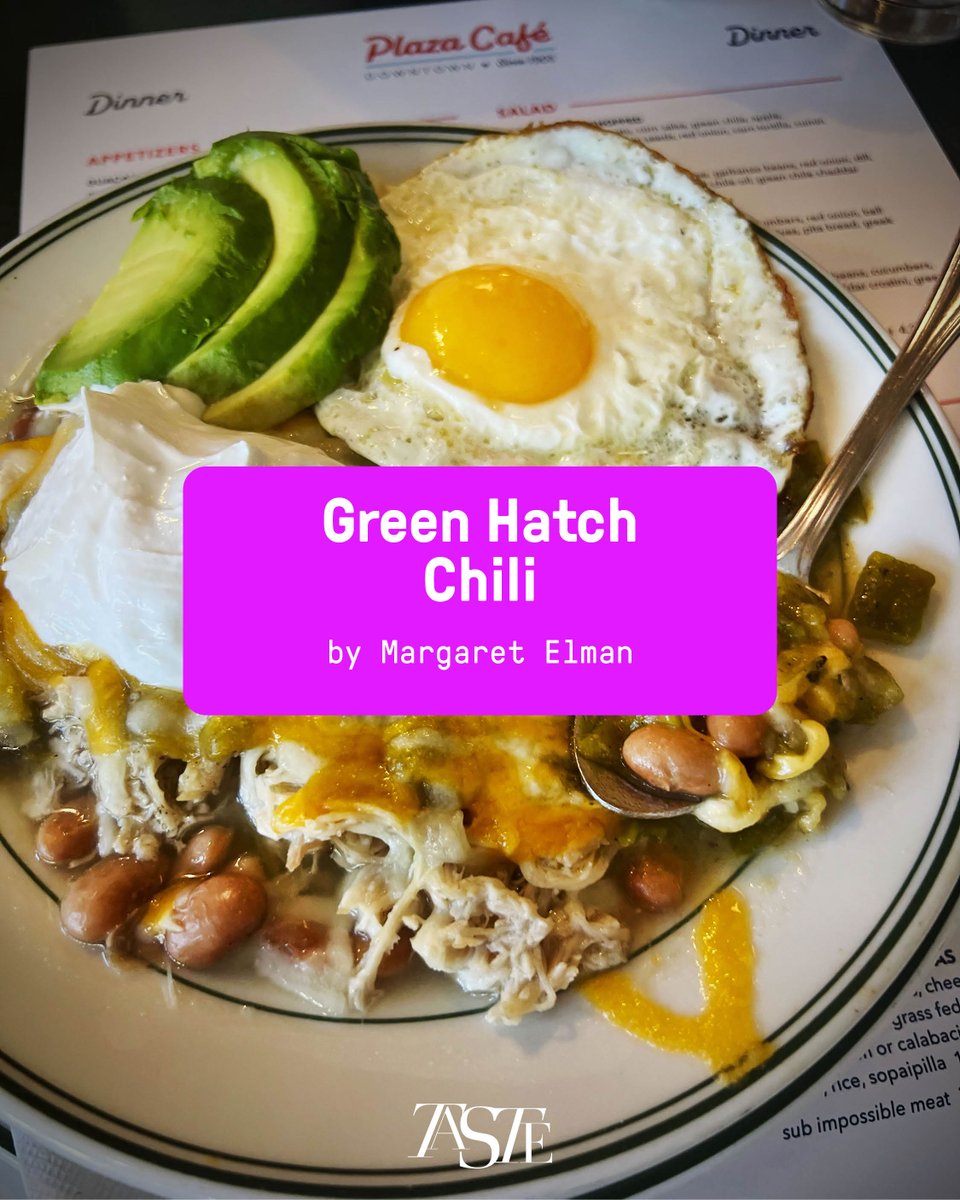 tasteinmotion's tweet photo. #TASTETIPS 🔥🌶️

A fiery and flavorful Green Hatch Chili  recipe from director Margaret Elman, courtesy of the wonderful Plaza Cafe Santa Fe in the heart of Santa Fe.

It is so worth it if you can buy the authentic Green Chili on their website: https://t.co/BSgKca5rRM https://t.co/RpoIcl3z1D