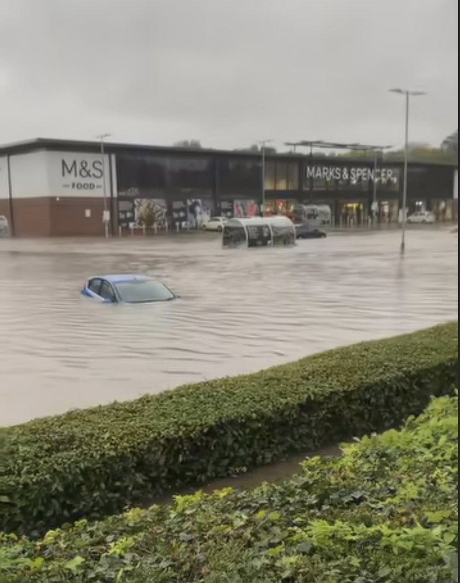 This is no ordinary #flooding. This is M&amp;S #flooding.
