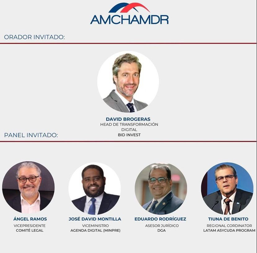 EduardoRA01's tweet photo. @amchamdr, 24 de octubre en #AMCHAMDRTalks,  "El Futuro del Comercio y el Derecho en la Era Digital" con expertos legales y tecnológicos. Te esperamos a las 10:00 AM en el Salón Trapéz, Hotel Embassy Suites!, regístrate ahora .Conectemos el presente con el futuro!🤝 https://t.co/KqZzKi7FRN