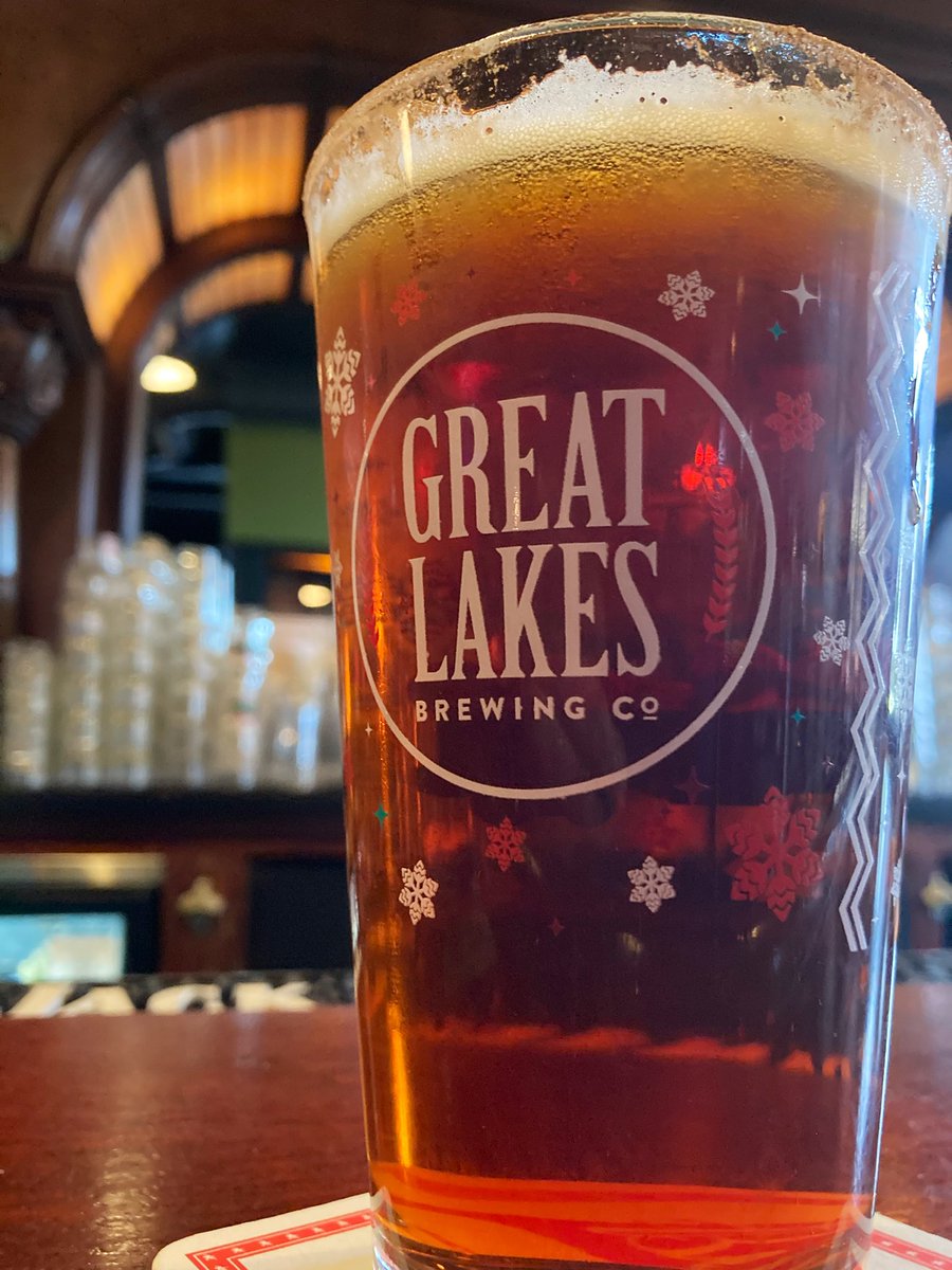It’s my first <a href="/GLBC_Cleveland/">Great Lakes Brewing Co.</a> #ChristmasAle of the season!!!!