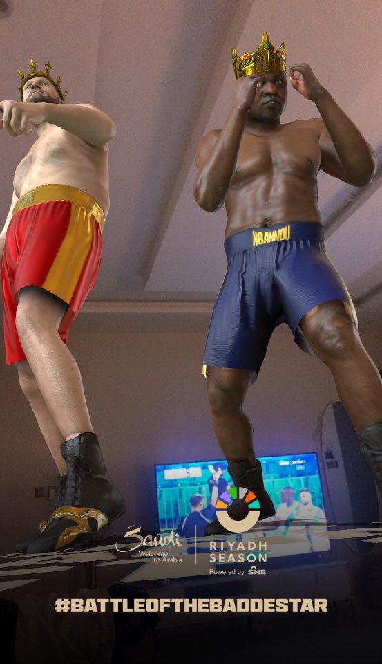 صورة وحدة في مسابقة الـ AR  عموقع      ⁦battleofthebaddest.com⁩… تربّحك جائزة قيمتها 187,500 ريال واللي تساوي 50,000 دولار 😎💰 

صوروا الآن وادخلوا السحب 🔥
⁦battleofthebaddest.com⁩

⁦#RiyadhSeason⁩ 
⁦#BattleOfTheBaddest ⁩
⁦#BigTime⁩