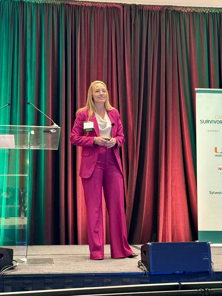 DrFrankJPenedo's tweet photo. Dr. Sara Fleszar-Pavlovic presenting at the Cancer Survivorship Symposium on Accelerated Aging, Frailty and Cancer. @SylvesterCancer @UMiamiHealth @FleszarSara #2023sylvestercancersurvivorshipsymposium https://t.co/iIwzaq47za