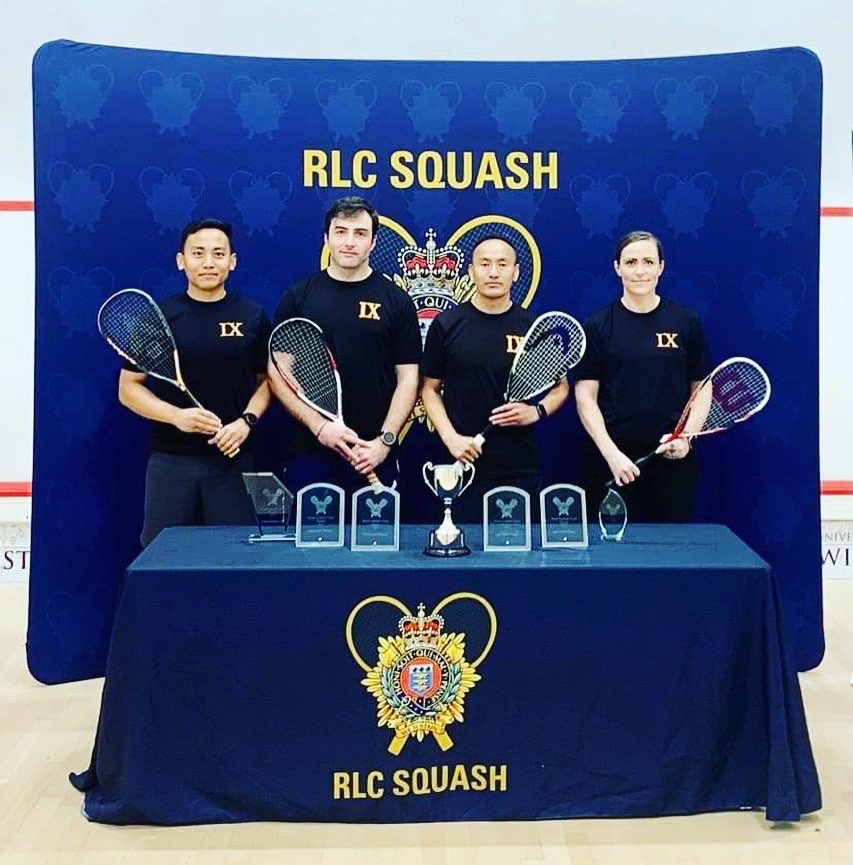 On October 17th to 19th, 9 RLC’s Squash team took the gold🥇at the RLC Inter-Unit Squash Championship. They excelled in team and individual categories, securing the team category title by defeating 150 Regt in the final. 

Great shift all 💪
#Army #Sport #Blackandgold