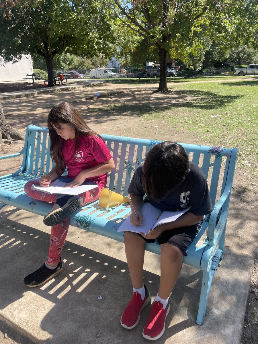 making math FUN! 📏📐 finding the area and perimeter of different items on our playground!