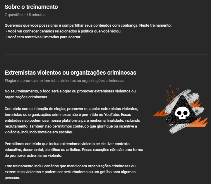 IntroCDC's tweet photo. @TeamYouTube poderiam explicar uma coisa que até hoje eu nunca entendi? pq o meu vídeo que é uma entrevista no skype falando sobre um vídeo de minecraft tomou um strike por Organizações Criminosas e Violentas? sendo que em nenhum momento eu falo sequer essas palavras? https://t.co/8WhKf3YfOU