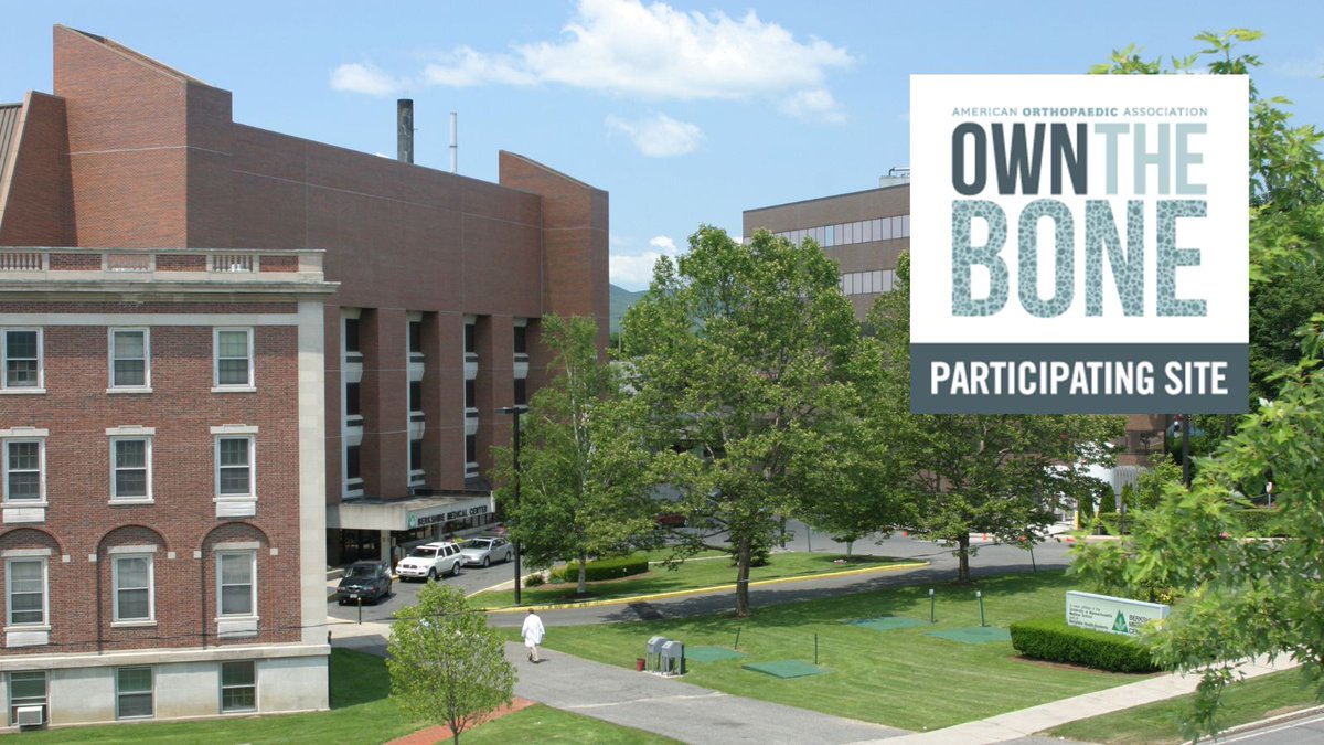Berkshire_Med's tweet photo. October 20th is World Osteoporosis Day, and Berkshire Health Systems is proud to treat our osteoporotic fracture patients using the #OwntheBone quality improvement program! https://t.co/xNEeYHulEk