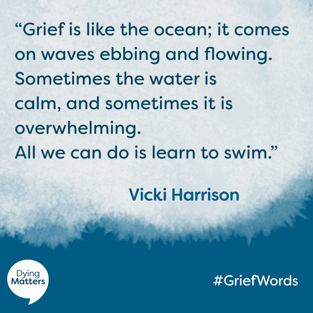 "Sometimes it's calm, sometimes it's overwhelming."

We have our unique ways of describing grief, but sharing and supporting each other through the calm and overwhelm can make all the difference.

Look after yourselves this weekend: ow.ly/A3j850POFNI #GriefWords
