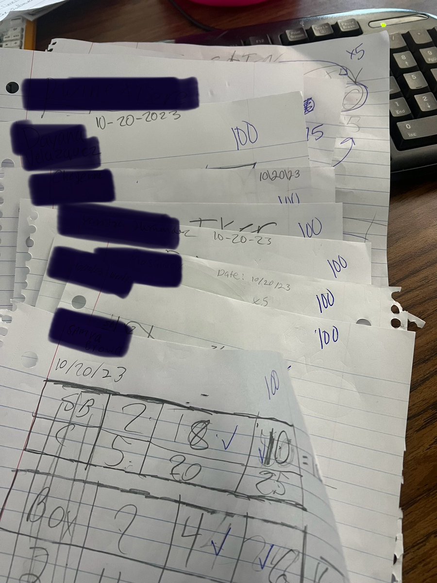 jnikkib82's tweet photo. My scholars decided to run it back again….. You get a 100! You get a 100! You get a 100!  We have Mastered Proportional Relationships from a Table!

@NeshaMaston @TheGriffins22 
@SBarrios_DISD  @amtzsanchez https://t.co/ggxp5MkZfk