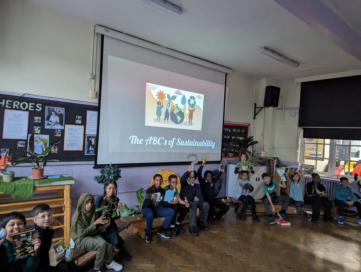 A super assembly about #sustainability! Some excellent advice, all researched by the children. Thanks #PlutoClass!