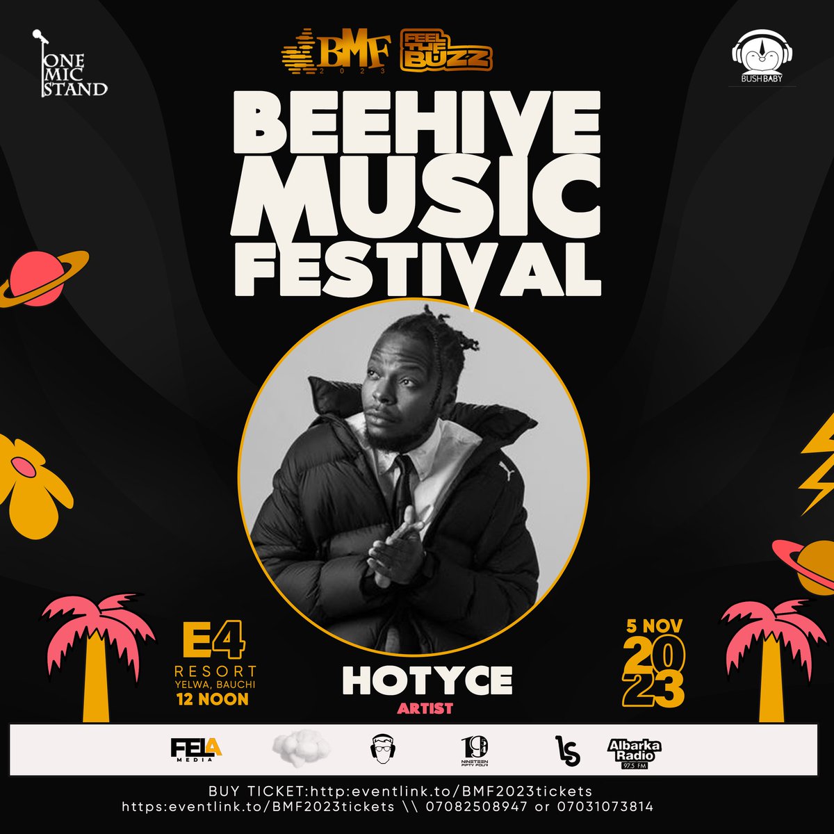 🎤 Brace yourselves for an unforgettable experience at BMF2023 with the sensational <a href="/iamhotyce/">HOTYCE</a> 🇳🇬🎶 

Hailing from Abuja and hailed as the best Nigerian rapper by <a href="/seunkuti/">Seun Kuti</a> himself, his lyrical prowess is bound to leave you in awe.

Visit: cutt.ly/BMF2023 for your tickets