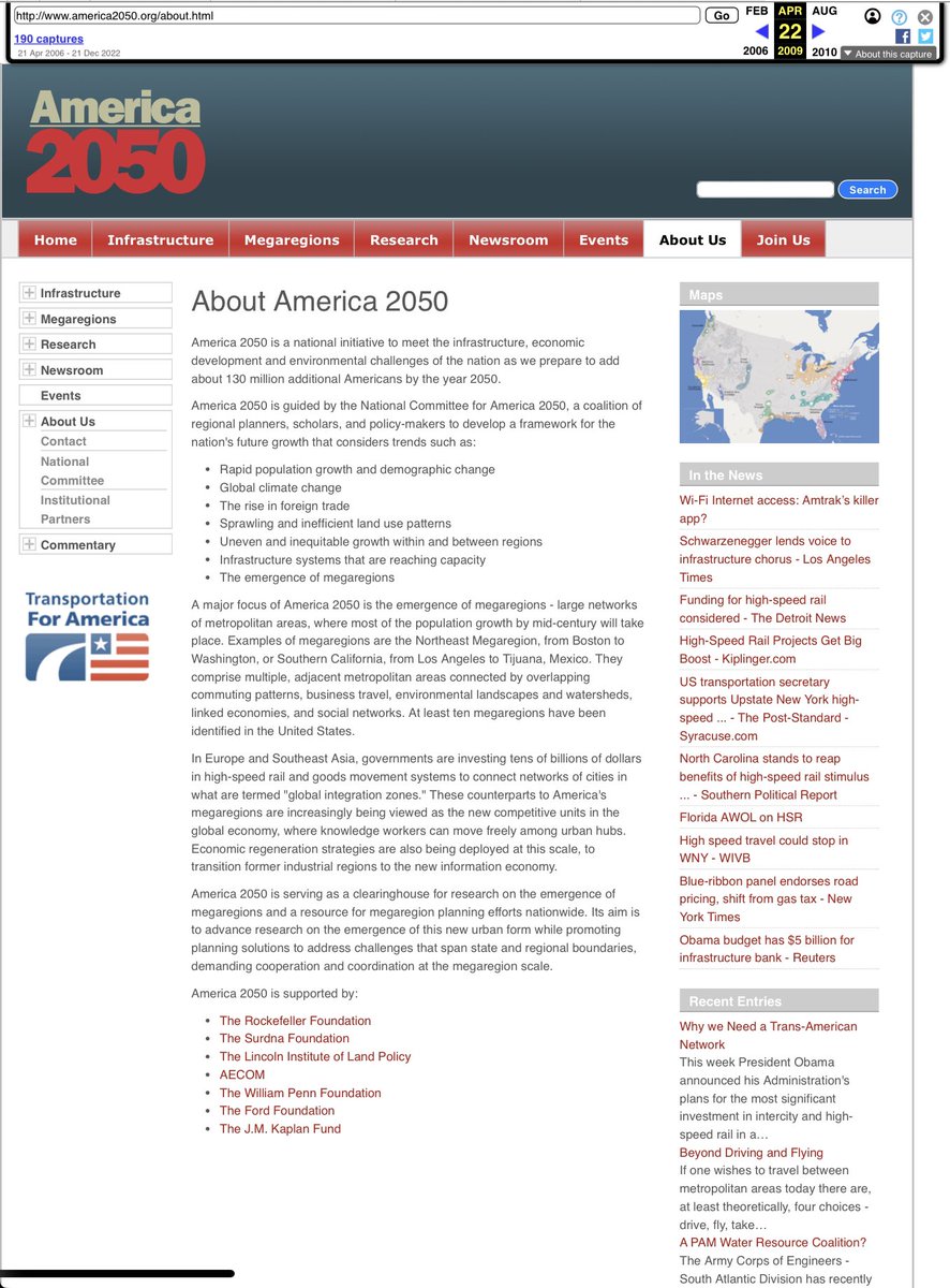 KimWexlerMAJD's tweet image. #MegaRegion is the term used by the #America2050 initiative to describe “a group of two or more roughly adjacent metropolitan areas that, through commonality of systems—e.g., of transport, economy, resources, and ecologies—experience a blurring of the boundaries between the