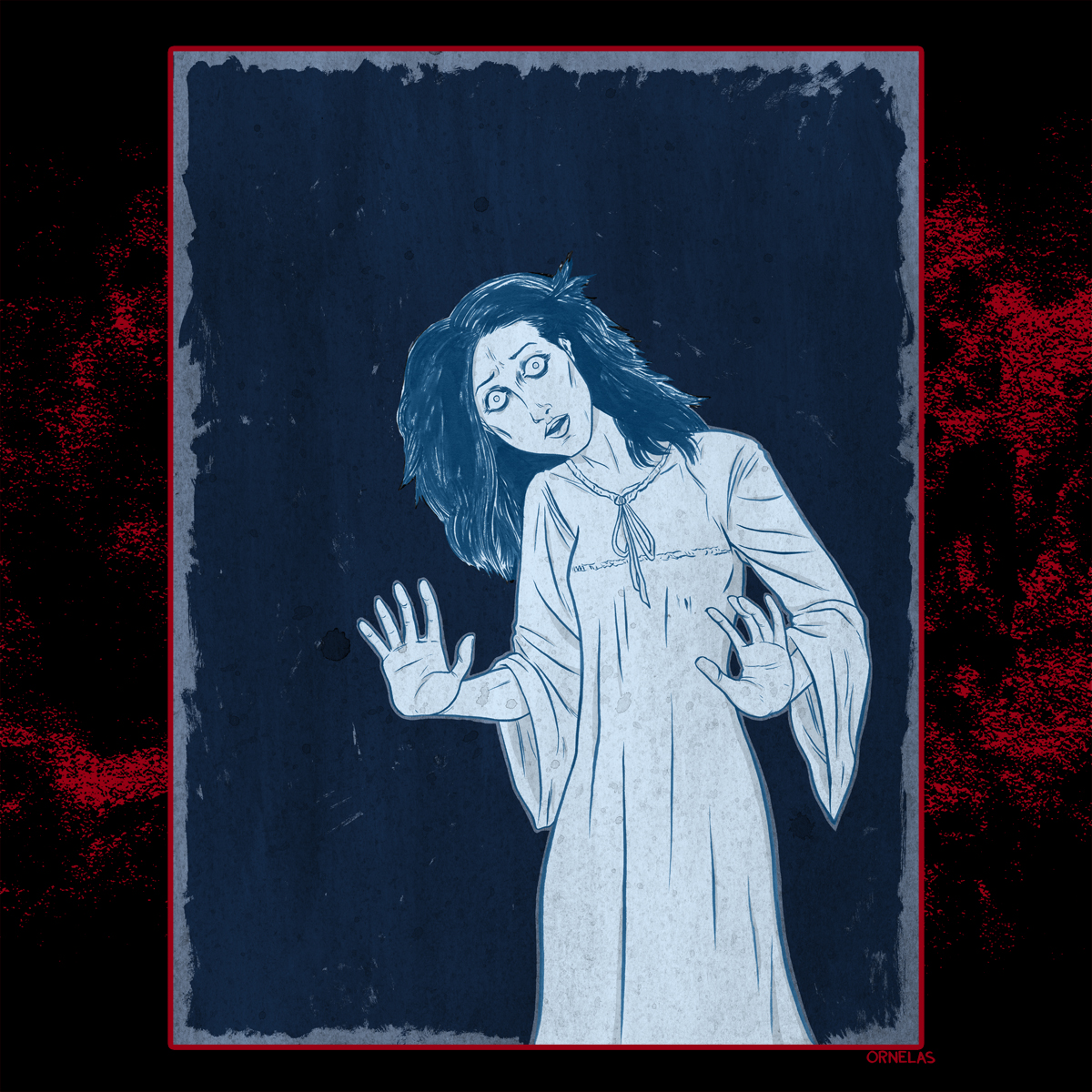 slurmo's tweet photo. A ghost from The Empty House (Algernon Blackwood) for Day 20 of #31daysofhalloween
#BuyOrnelasArt #algernonblackwood
#theemptyhouse #ghost
#commissionsopen #artforsale
#ghoststories
#supportlocalartists #shopsmall #mixedmedia #horrormovies #horrorart #horrorcommunity #horrormonth https://t.co/Ff4xtx4JIQ