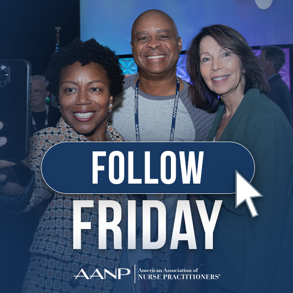 How many inspiring NPs do you know? This #FollowFriday, join AANP in recognizing the positive impact NPs have on health care. Tag inspiring NP leaders you know in the comment section to give them a shout-out. #NPsLead