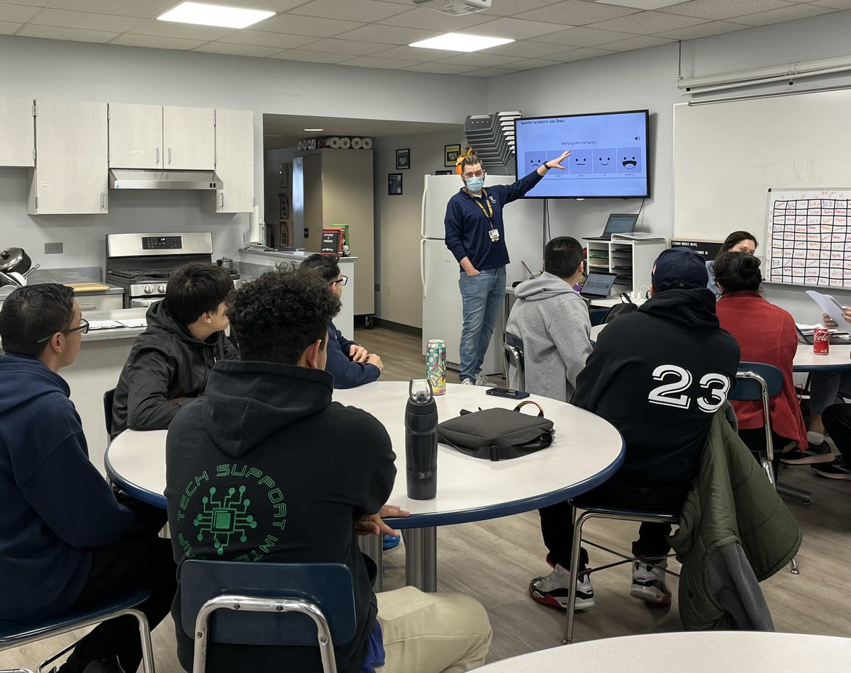 Thank you to <a href="/fholthouse/">Frank Holthouse</a> for your vocational presentation to the students at the transition center. <a href="/SonjaKosanovic1/">Sonja Kosanovic</a> <a href="/vmajchrowicz/">Vanessa Majchrowicz</a> 
#leydenpride