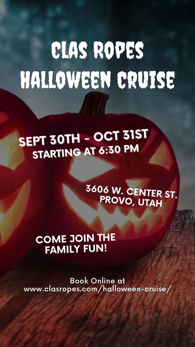 CLASropescourse's tweet image. Come out for some fun and laughs as we thwart the Provo River Pirates to protect the Treasure!
801-373-8897 or clasropes.com for more info.