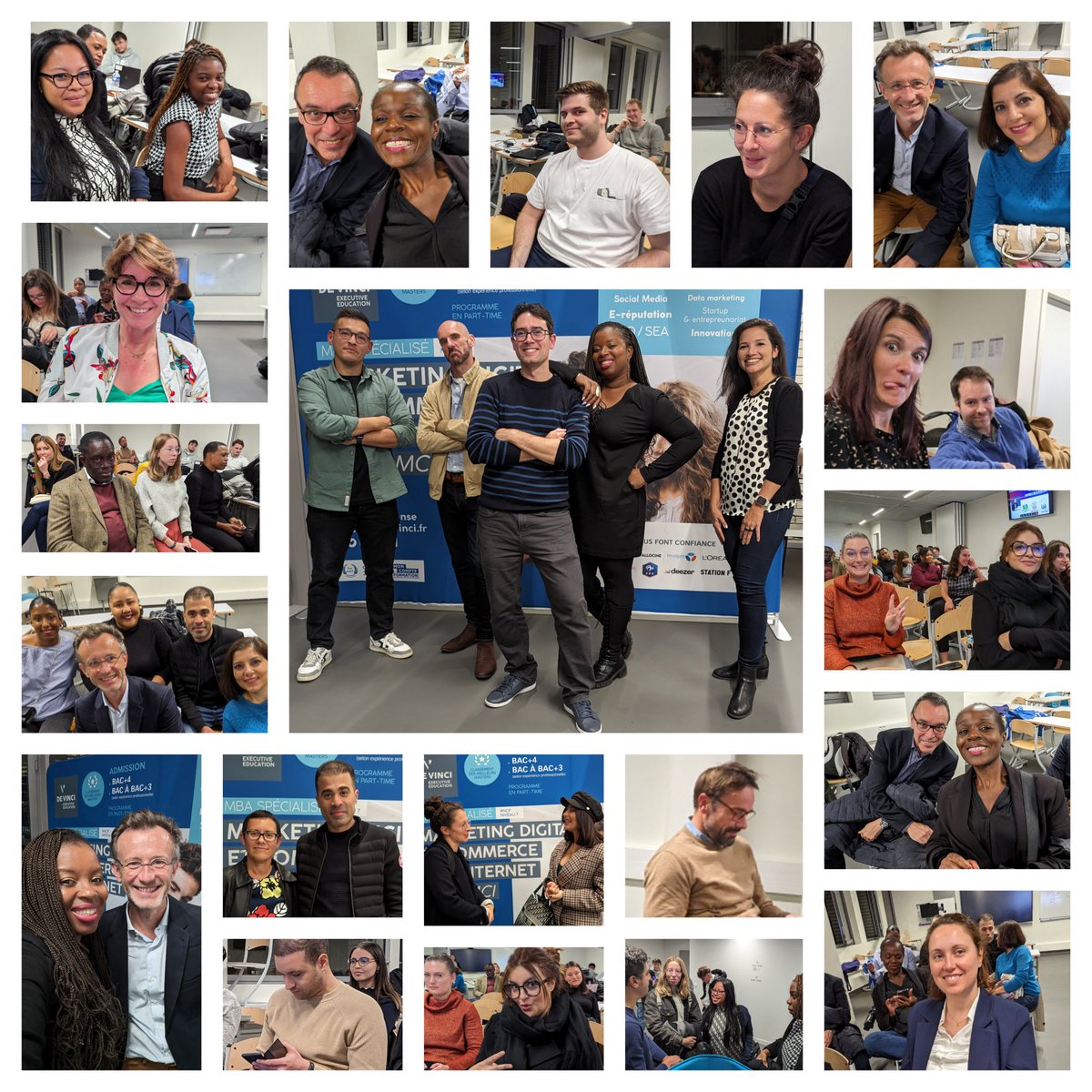 #networker est un art de vivre ! 
✅Se parler, 
✅aller vers l'autre, 
✅créer des liens
✅Croiser offres et demandes 
✅ Se renforcer 
Voici quelques temps forts de notre soirée #alumni  #mbamci <a href="/DevinciExec/">Devinci Executive Education</a>

#mbamcialumni