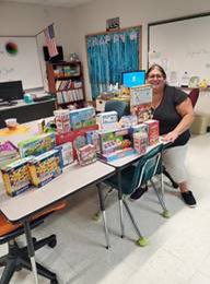 Let's give a shout out to Lisette Dillon for writing up a grant with Champions for Learning!!She was able to buy lots of fun phonics activities for her level 1 and 2 students! Lisette is a first year ELL Contact and making a difference at HCE!! @CCPS_Curriculum #CCPS_ELL