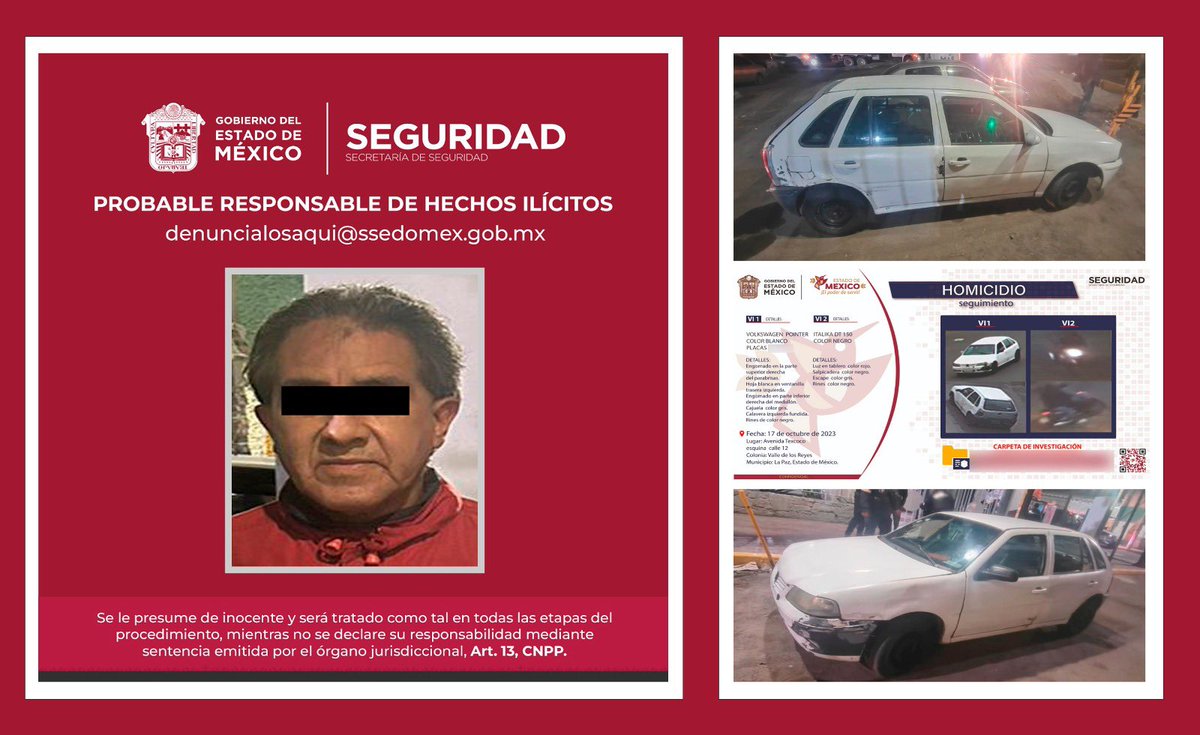 #ElPoderDeServir 

La oportuna atención de la <a href="/EstatalEdomex/">Policía Estatal del Estado de México</a> facilitó la localización de un automóvil aparentemente utilizado en la comisión de un homicidio; derivado de la intervención, se detuvo al conductor de la unidad como probable implicado en delitos contra la salud y