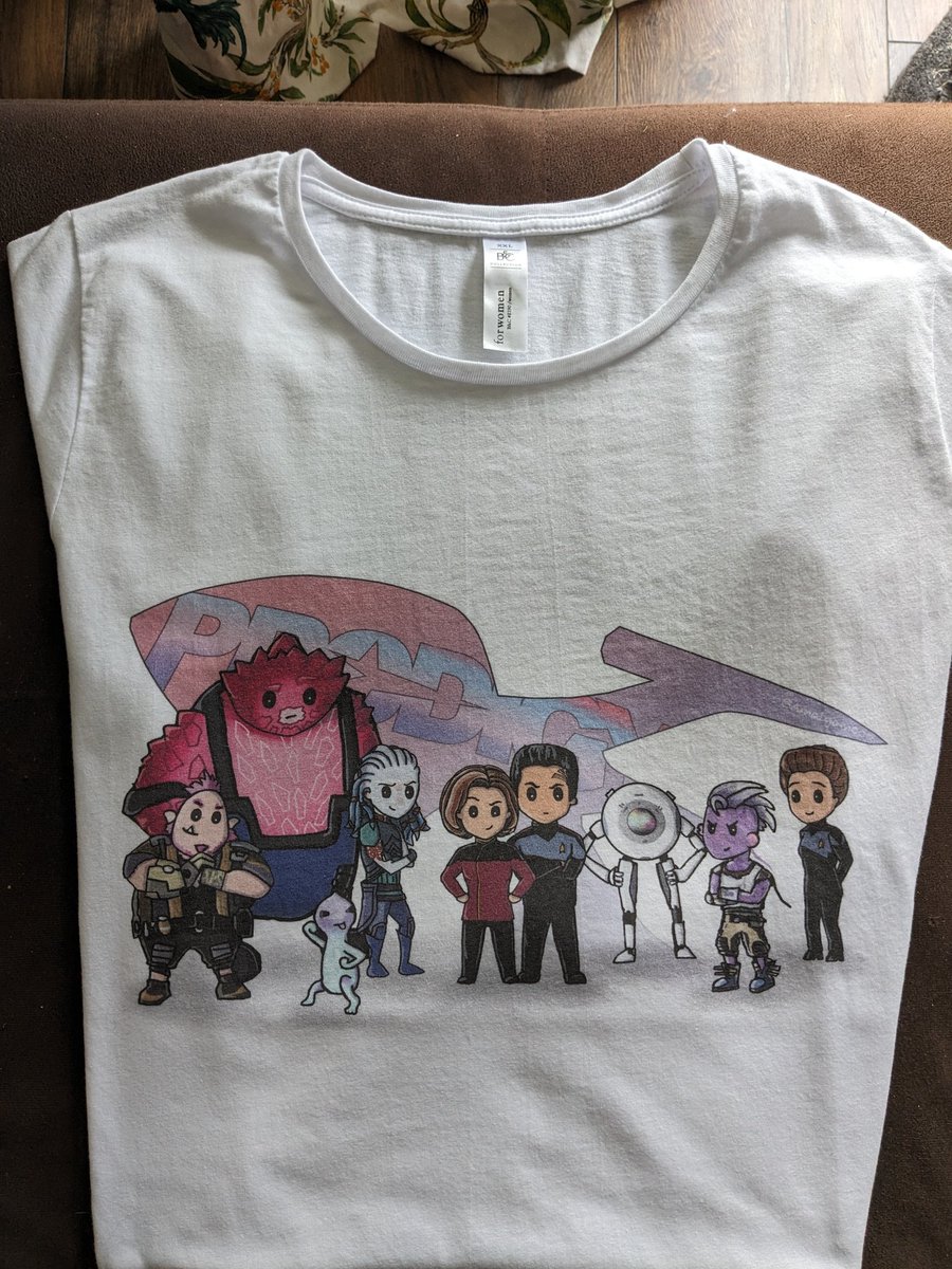 Steffilovesamy's tweet photo. Guess who will visit Junior Comic Con Brno together with the Prodigy - crew🤩? Thank you so much, @Amalgam000_JC for your wonderful design, I can hardly put into words how much I love my new shirt❤️❤️❤️! Can't wait to share the love🥰🥰🥰 #StarTrekProdigy #SAVEDStarTrekProdigy https://t.co/epYBAHrTUa