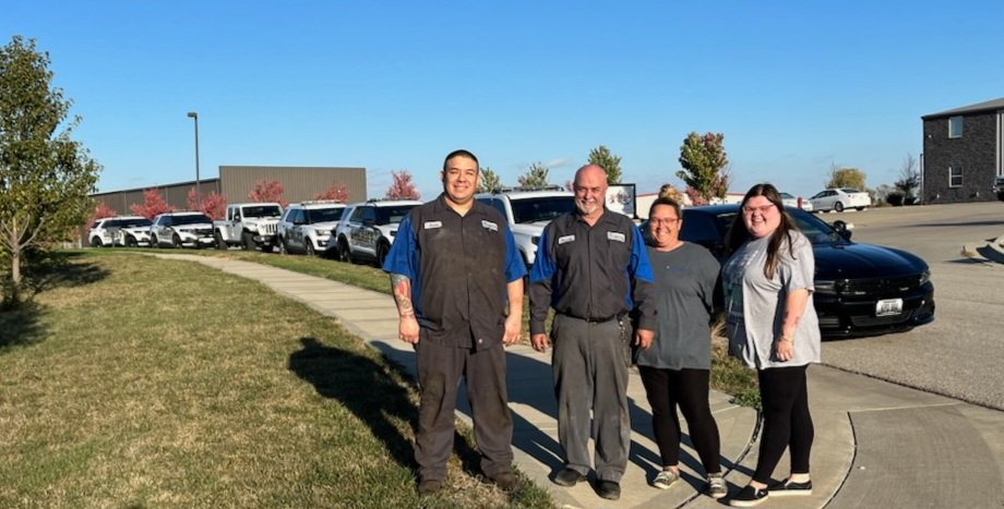 K9SgtEdwards's tweet photo. Yesterday, our dog teams, along with the Kearney PD K9, recertified in all of their skills.   All the team did great, and we are thankful for our supportive friends like the folks pictured from Interstate Auto in Kearney for use of their storage lot!  Thank you! https://t.co/JjruE51yn5