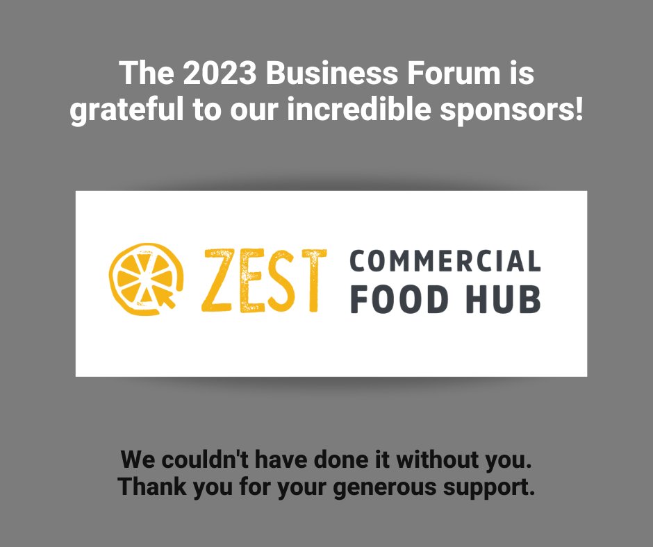🍋We want to thank Zest Commercial Food Hub  for sponsoring the 2023 Business Forum!

🍋We are heading into the weekend feeling extremely thankful to all our sponsors of the 2023 Business Forum

Register 👉bit.ly/2023businessfo…

#2023businessforum #salmonarm  #SAbigideas