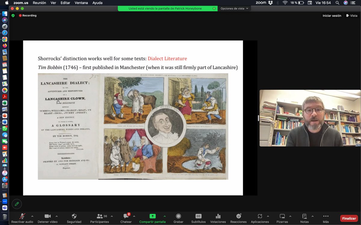 UsalUvaLingSem's tweet photo. Amazing seminar by Patrick Honeybone today at the #UsalUvaLingSem. We learnt a lot about #DialectWriting: its definition, types & the relationship between dialect writing and phonological features. All with lots of examples from Scouse & Lancanshire!
Just brilliant! More 📷⬇️ https://t.co/dgJcczCu06