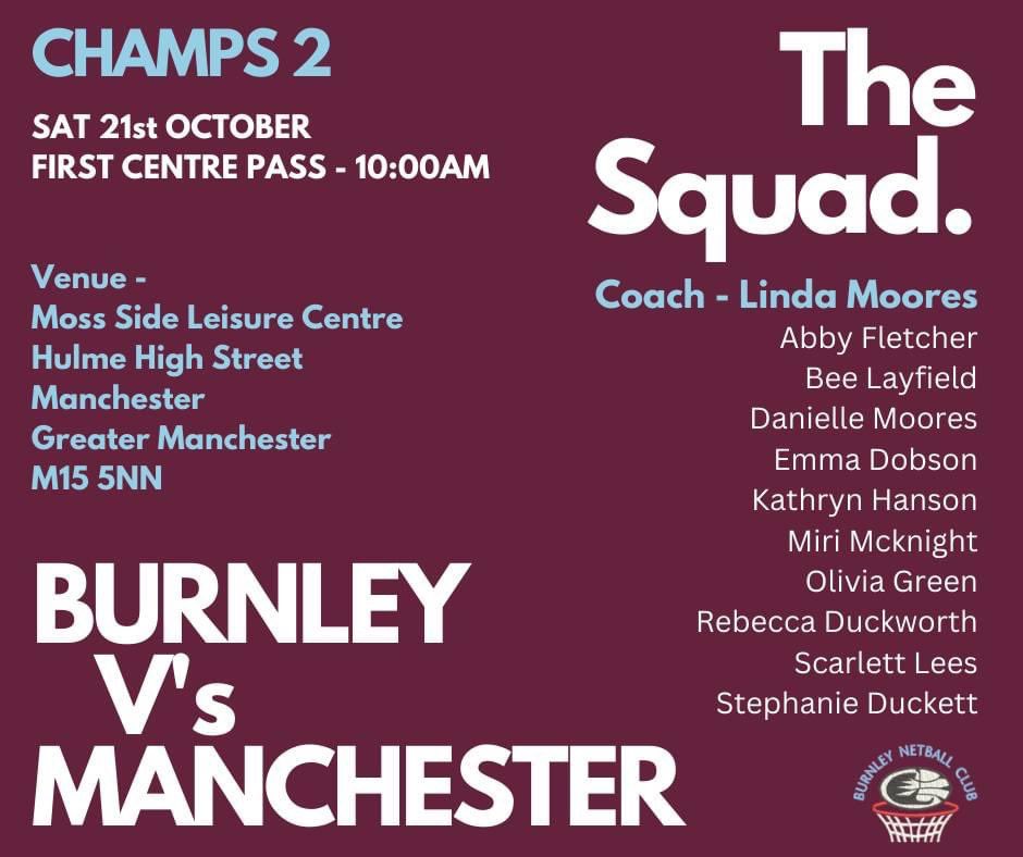 Burnley Netball Club tweet media