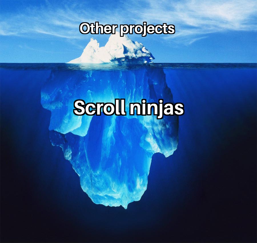 Growchain1's tweet image. @ScrollNinjaGame 
#scrollecosystem 
#ScrollNinjas 
@twutxh_xp
@FRANK_GIH