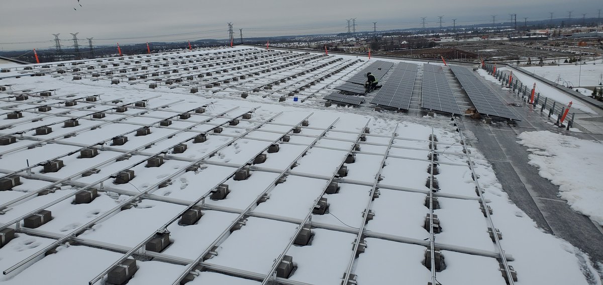 GuelphSolar's tweet photo. Shoutout to our commercial solar panel installation!! https://t.co/ns6OLljkOS