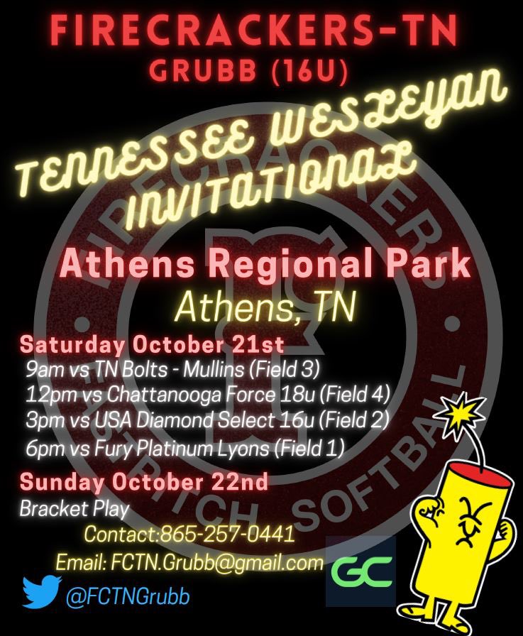 Coaches we hope to see you tomorrow! <a href="/twbulldogs/">TWU Bulldogs</a> <a href="/Berea_Athletics/">Berea College Athletics</a> <a href="/cnsball/">Carson-Newman Softball</a> <a href="/marty_mac17/">Marty McDaniel</a> <a href="/RoaneStSoftball/">Roane State Softball</a> <a href="/DaynaCarter5/">Dayna Carter</a> <a href="/hannah_devault9/">Hannah DeVault</a> <a href="/JURoyalsSB/">Johnson University Softball</a> <a href="/MilliganBuffsSB/">Milligan University Softball</a>