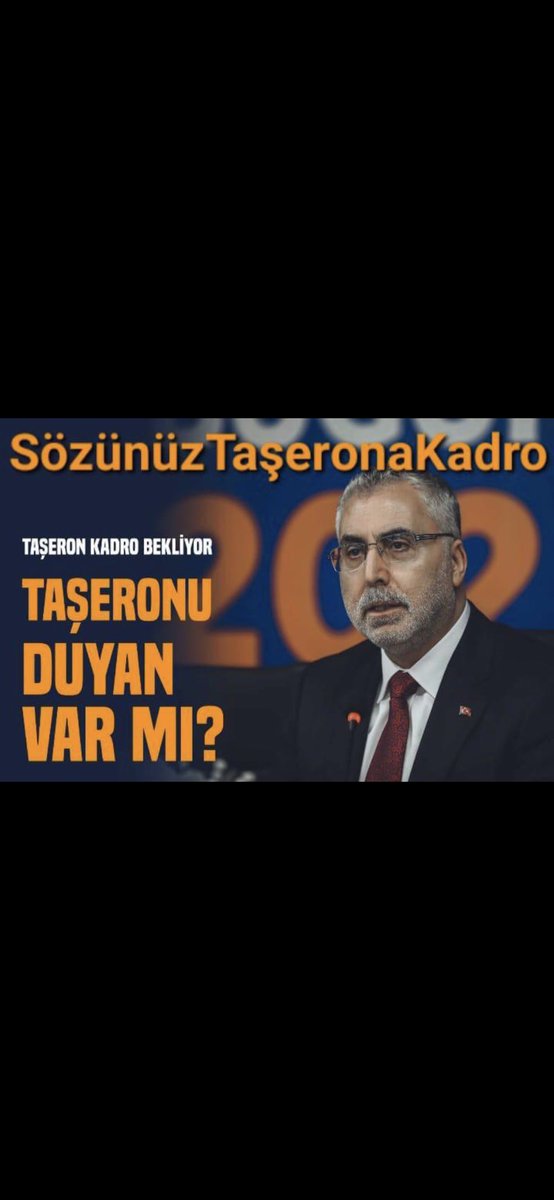 Taşeronlar ayrımsız kadro bekliyor  hayırlı akşamlar taşeron emekçiler  taşeronun gecesi yok gündüzü yok iş güvencesi yok  hiçbir hakka sahip değil toplumun kanayan yarası. Taşeronu biten dosyasını arıyoruz gören varsa   Getirsin bizler kadro bekliyoruz <a href="/isikhanvedat/">Prof. Dr. Vedat Işıkhan</a>