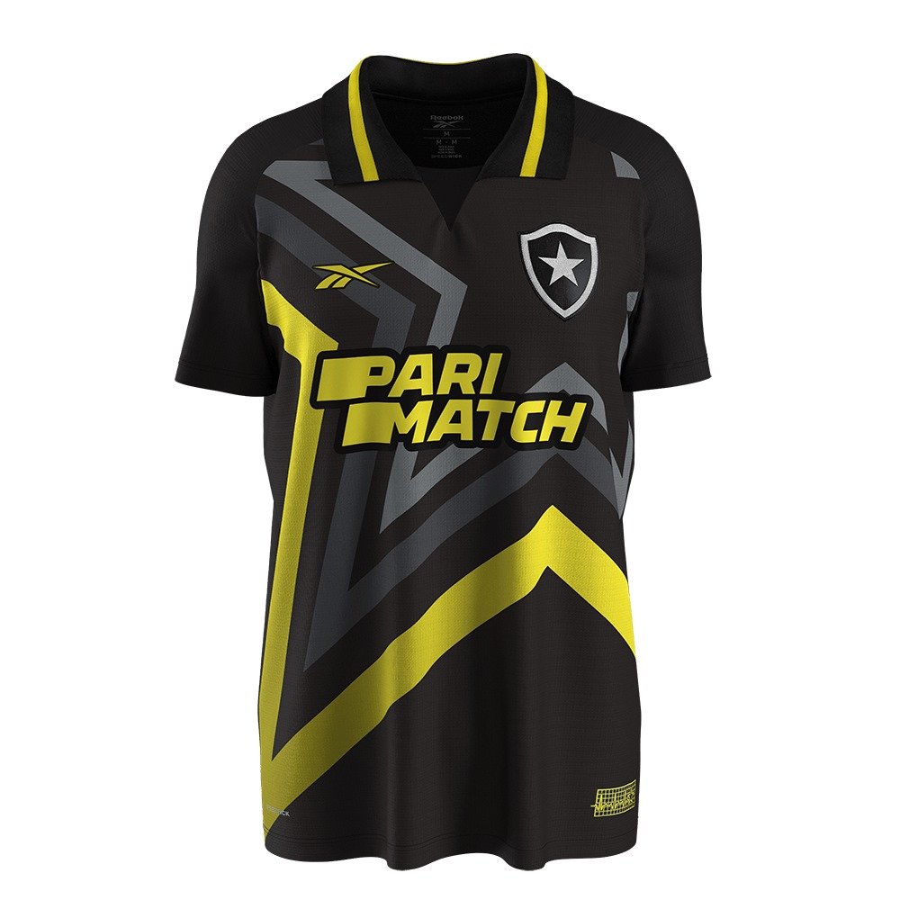 PanoramaBFR's tweet photo. Suposta camisa nova que irá lançar hoje pelo @Botafogo com a @ParimatchBrazil 

O que acharam? #Botafogo https://t.co/hbxVPf2As1