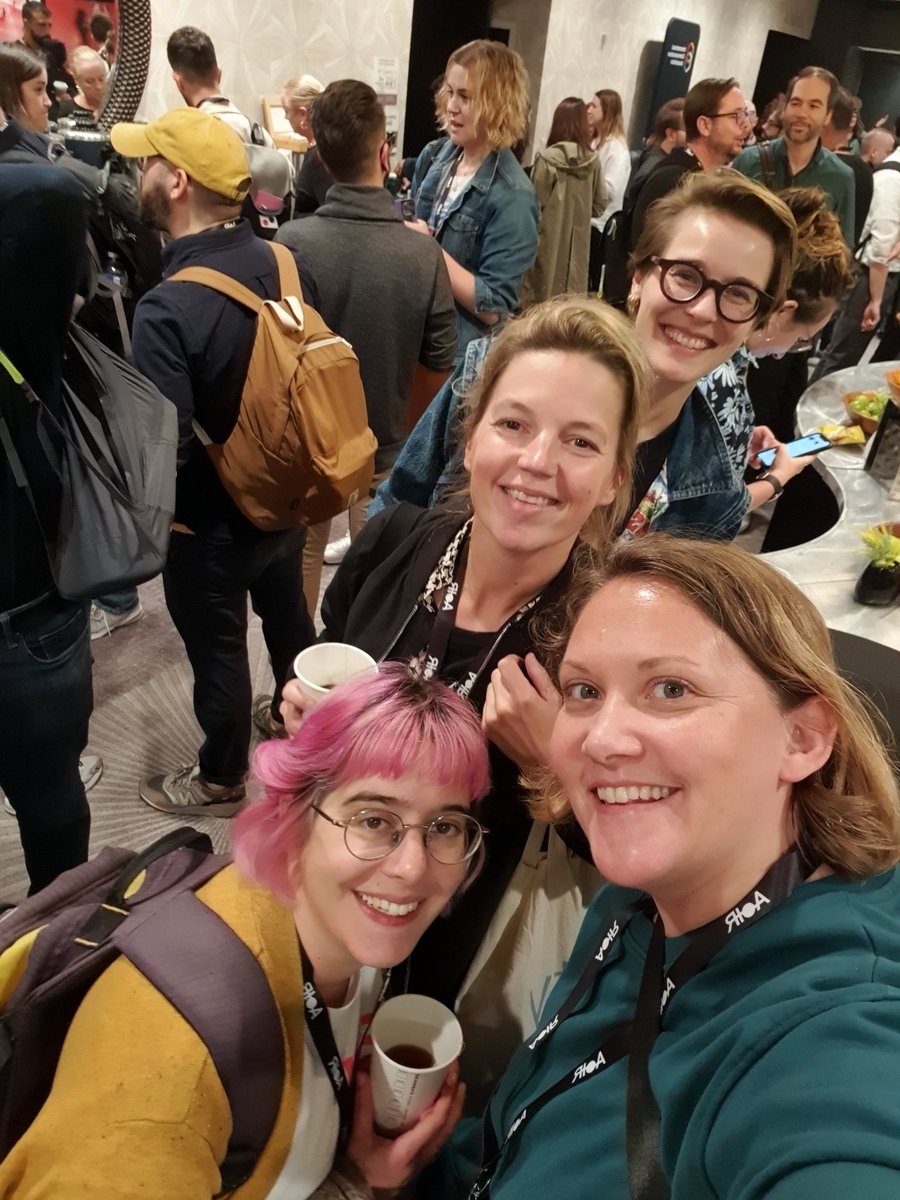 perceptionalize's tweet photo. #ContestedVisibilities reunion at #AoIR2023 with @sofiapcaldeira @Marloes0910 and Elena Pilipets! https://t.co/TSQvxsHuQH
