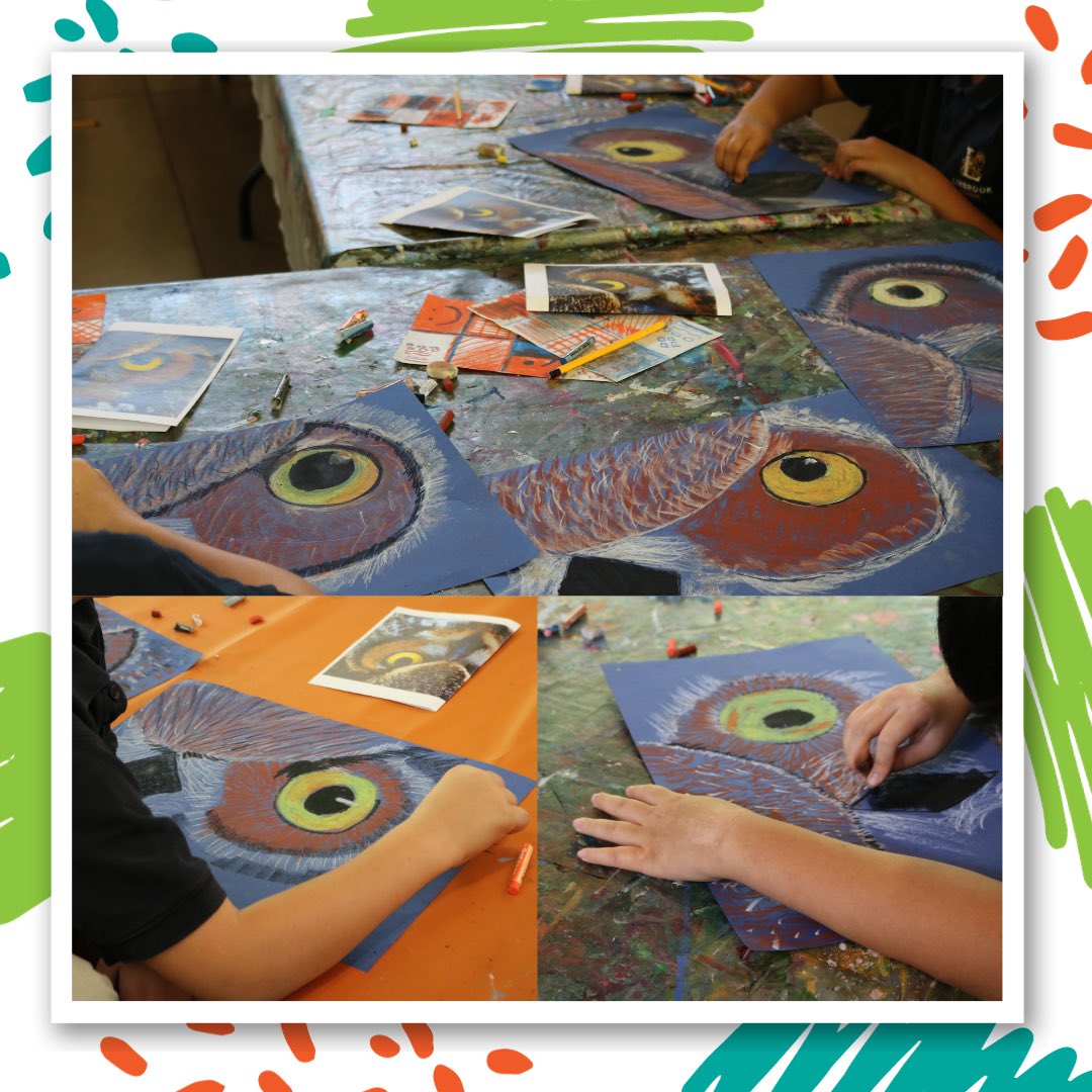 Visual Arts Mississauga (@visualartsmiss) on Twitter photo Shoutout to <a href="/linbrookschool/">Linbrook School</a> for visiting us at VAM for an ArtNaturally workshop! 🎨✨
These creative students explored a new medium while creating oil pastel owls 🖍️🎨🦉 Shoutout to <a href="/linbrookschool/">Linbrook School</a> for visiting us at VAM for an ArtNaturally workshop! 🎨✨
These creative students explored a new medium while creating oil pastel owls 🖍️🎨🦉