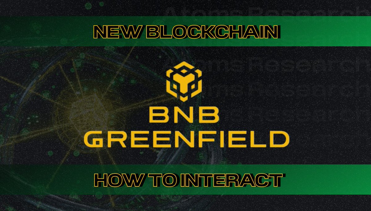 atoms_res's tweet photo. Another blockchain has been launched
From Binance again

🟢 Introducing BNB Greenfield 🟢

How does it differ from other networks?
Is airdrop possible?
How to interact with the new network?

Find answers to all your questions in the thread 🧵 https://t.co/azPIgFZ1Vt